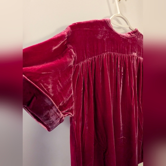 Sundance Velvet button front blouse - Picture 5 of 8